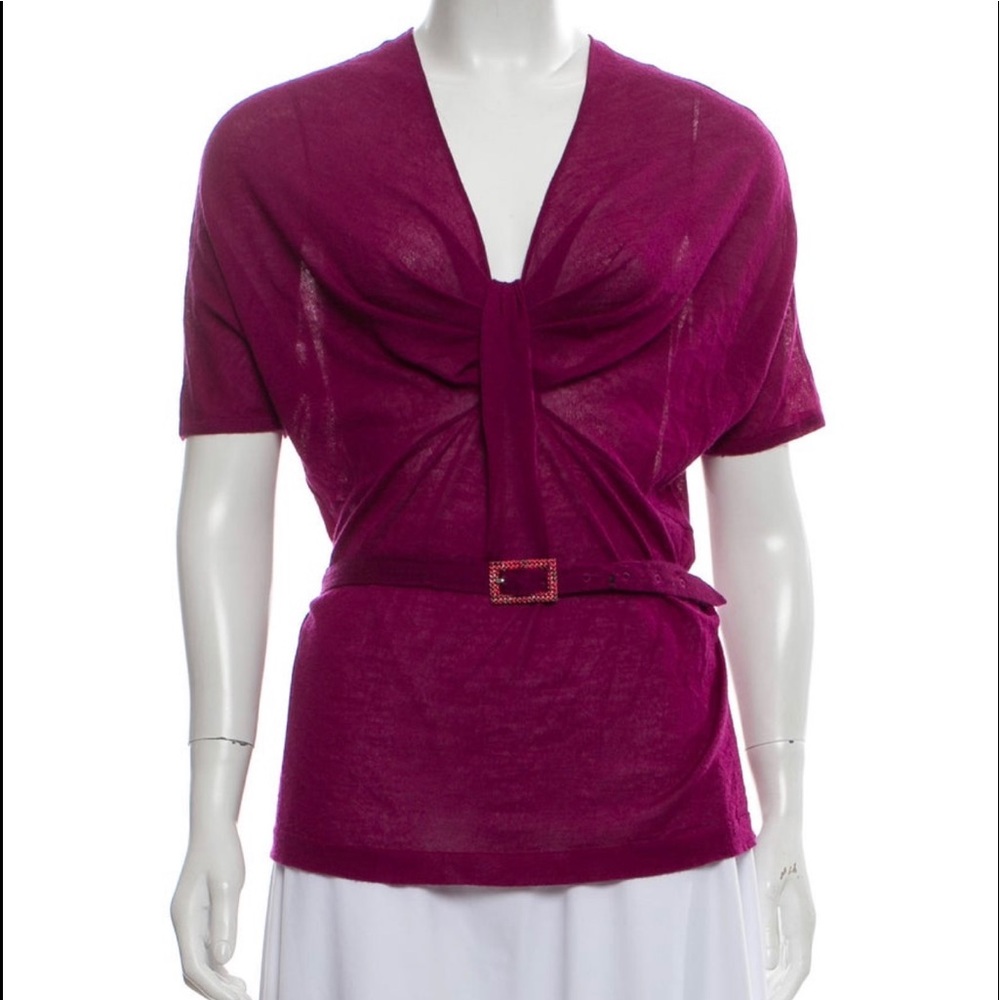 Short sleeve Christian Dior sweater
